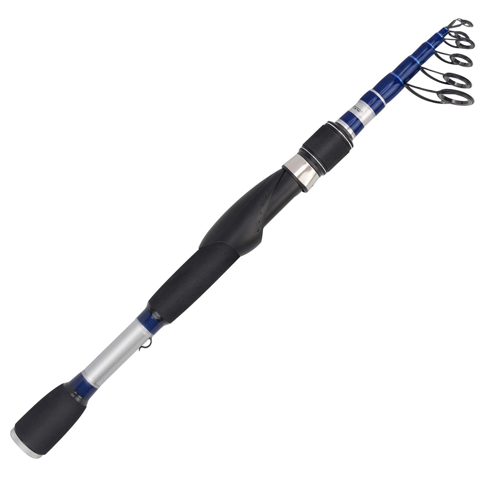 KastKing Compass Telescopic Fishing Rods, Spinning Rod: 6’0″ – Medium, Black