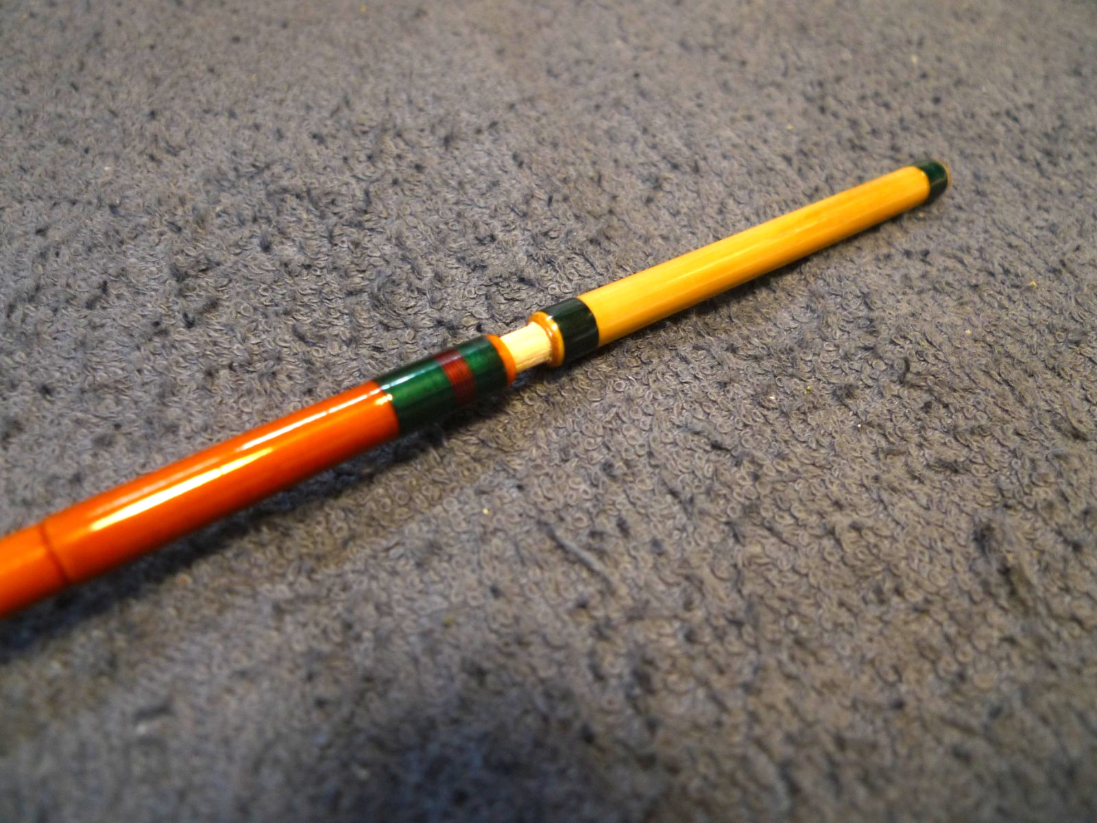 [Japanese Marutake flyrod]7’1″ #3 4pc (ext tip)-unused ‘Marubushi bamboo’ flyrod