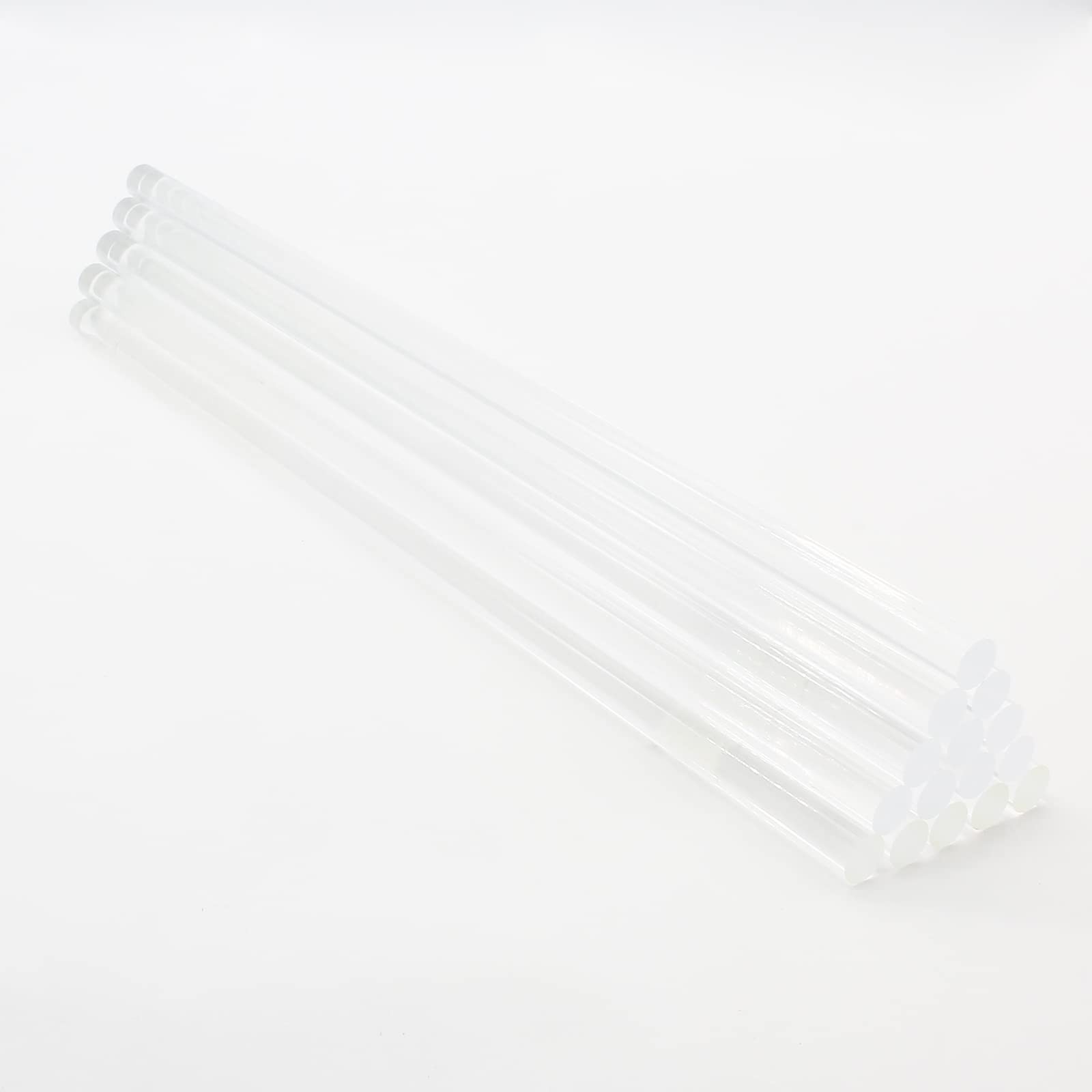 12 Inch Clear Acrylic Dowel Rods, 1/8 Inch Diameter, Round Rods for Curtain P…