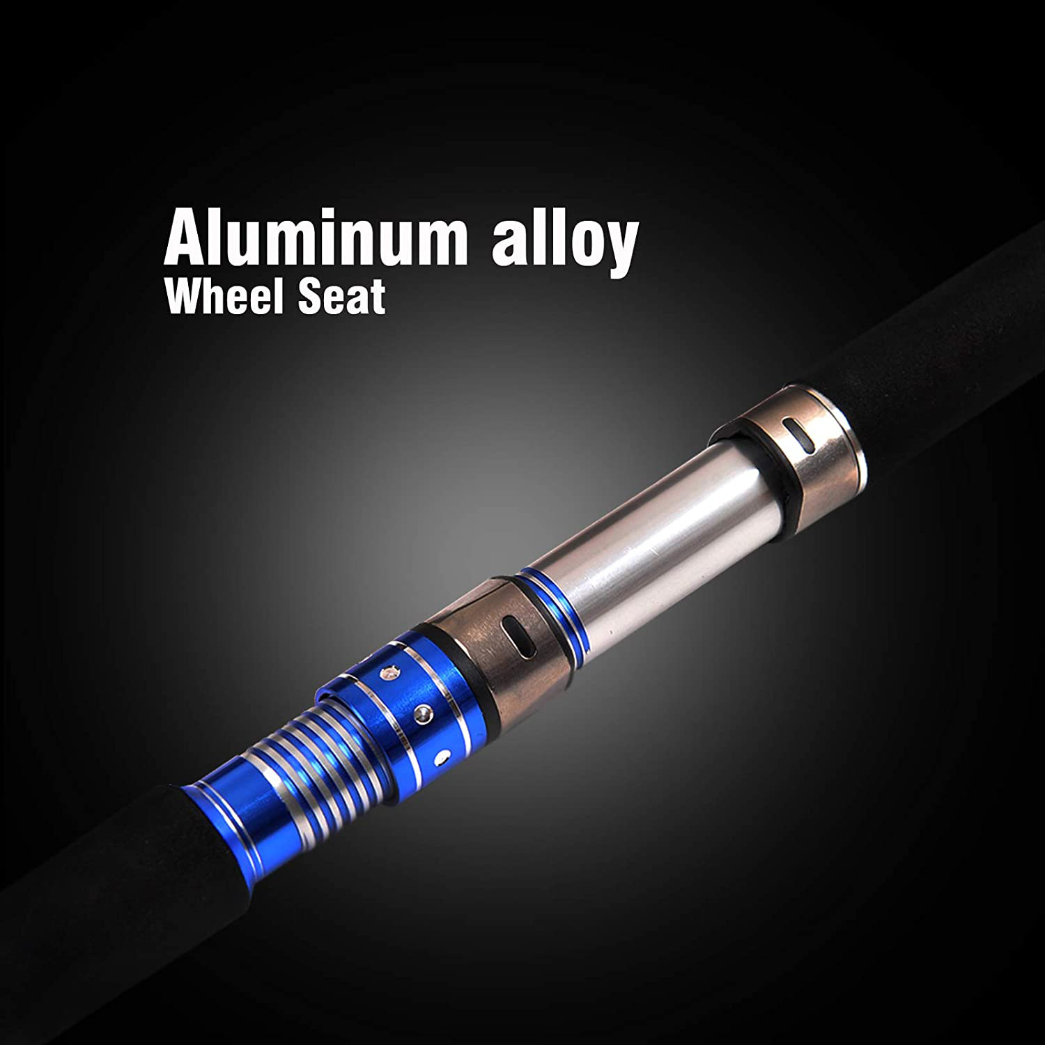 2-Piece Saltwater Spinning Fishing Rod Offshore Heavy Graphite Portable Travel