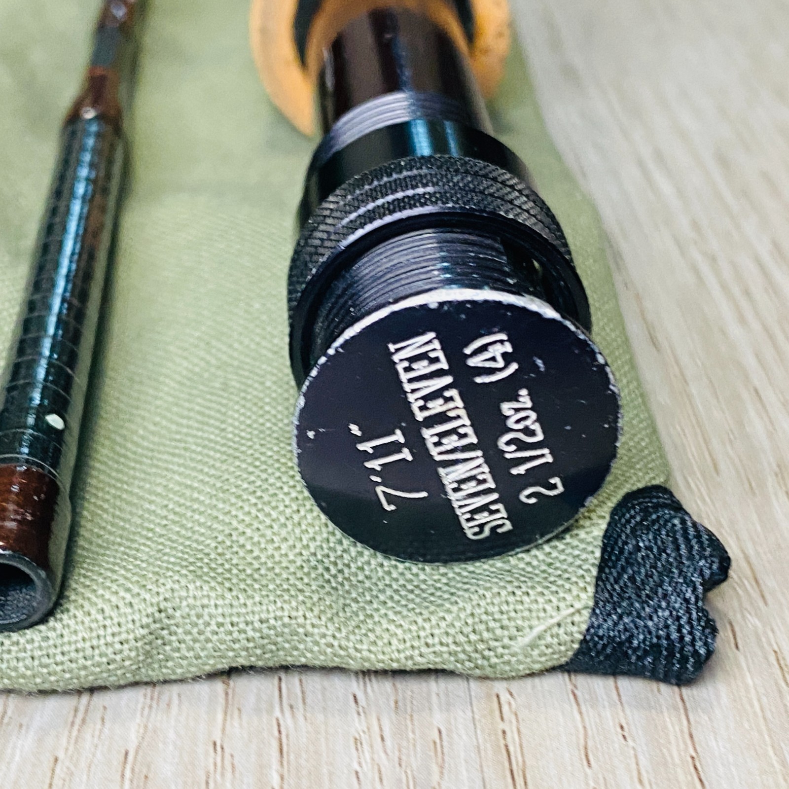 Orvis Superfine Seven Eleven 7’11” 4wt Fly rod w/Tube Socks 1296