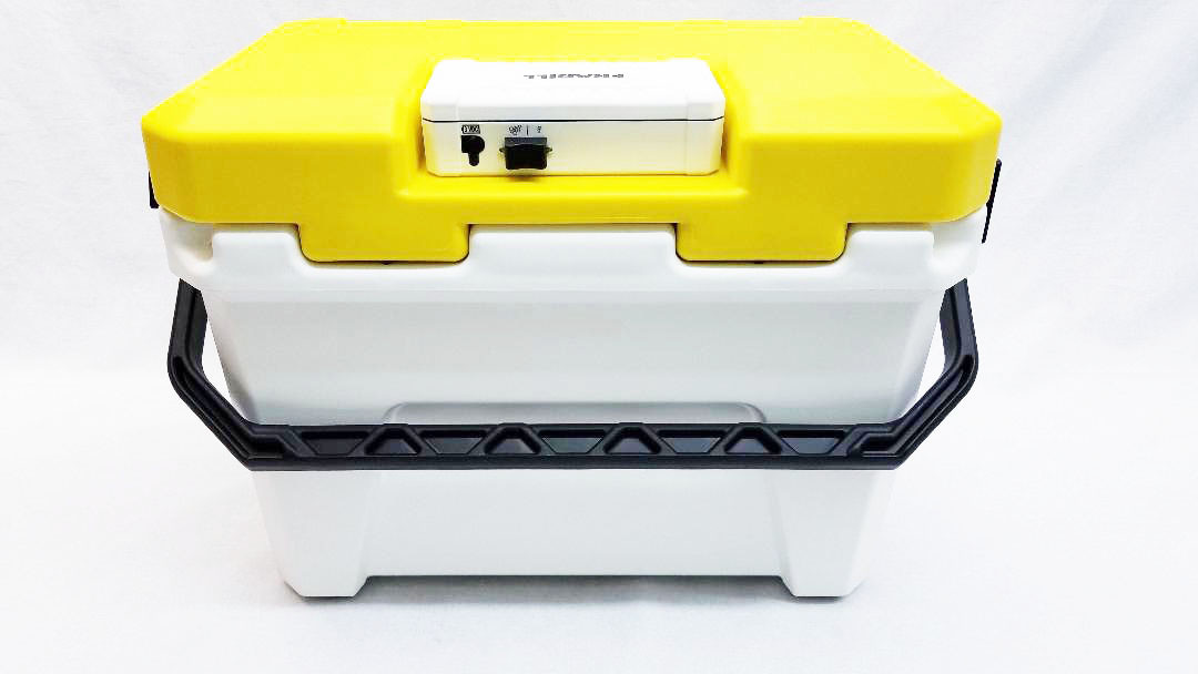FREE 110V ADAPTER WITH FRABILL 19 QUART LIVE BAIT COOLER MAGNUM BAIT STATION