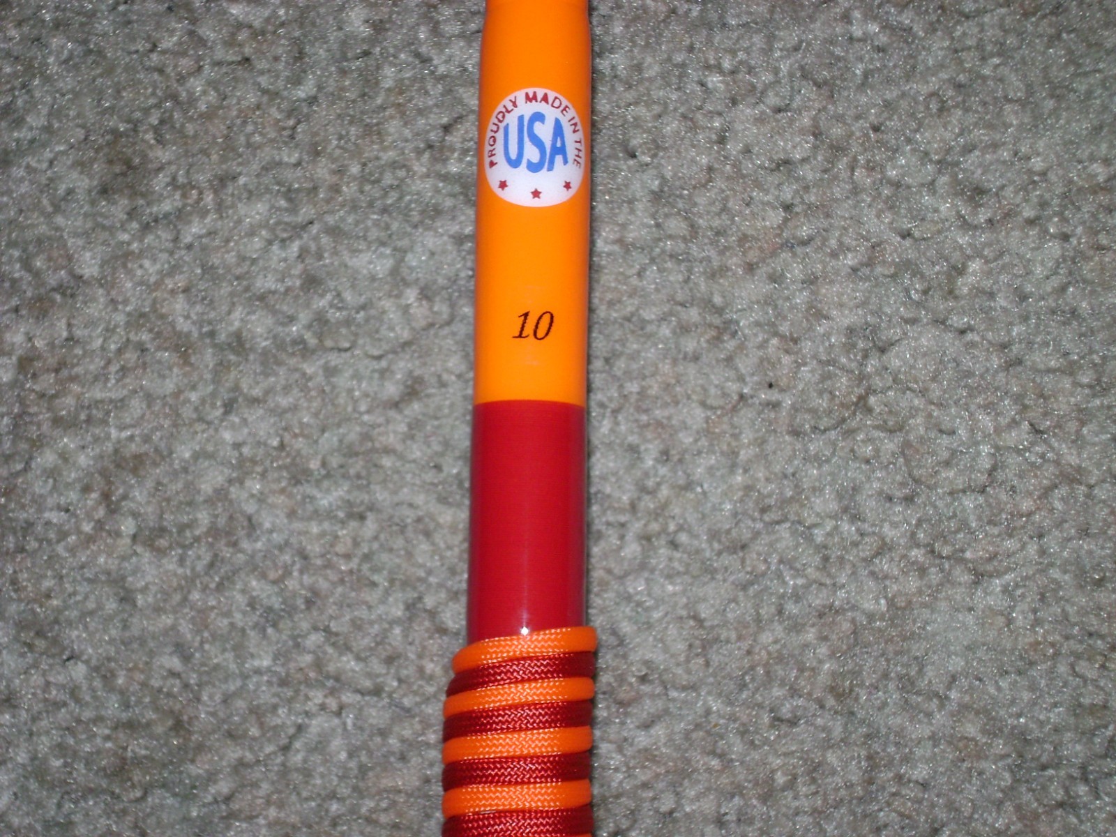 ORANGE GLOW ROD MEAT HUNTER FLEX 10′ HEAVY Casting -USA MADE! – BIG FISH, CATF!