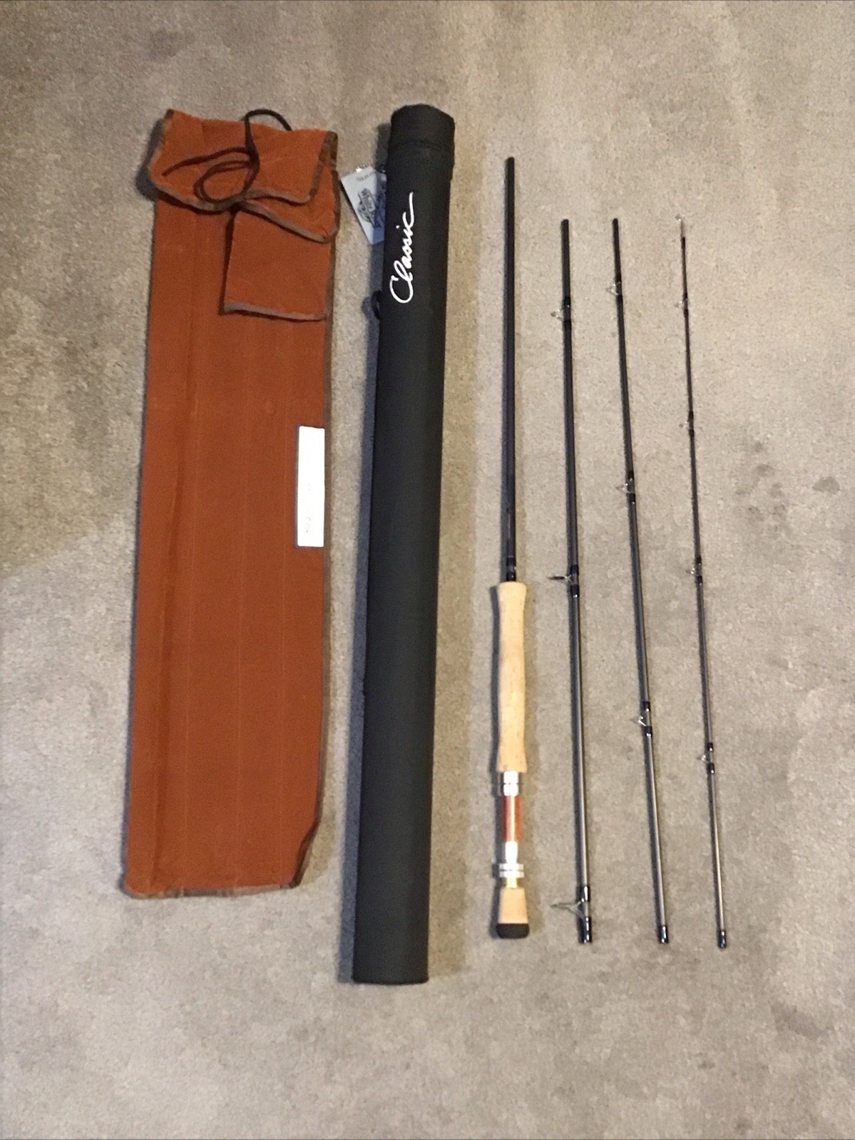 White River Classic Fly Rod 9’ WR909-4 9wt W/Case**NICE** Lot S2