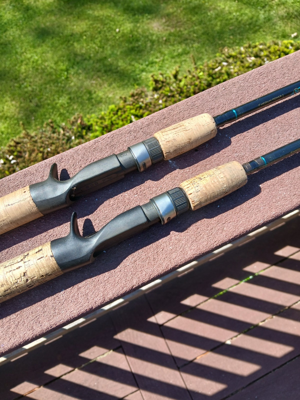 2 ST, Croix Premier Baitcasting Rods, PC70MM 7′ 1- piece. Med Power, 8-14 lb
