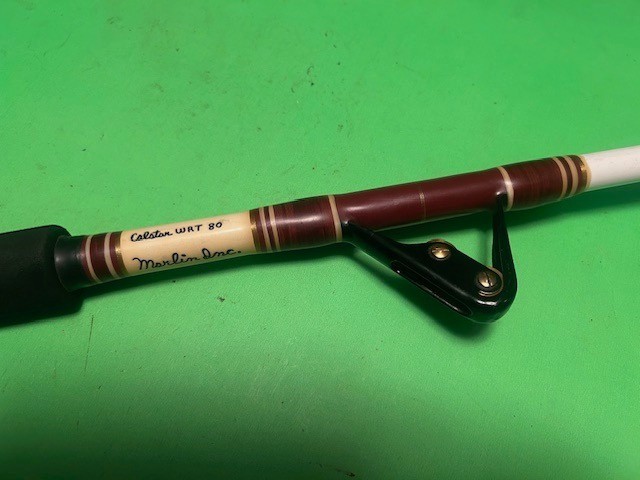 CUSTOM CALSTAR 7 FOOT 5 INCH 80 POUND CLASS TROLLING FISHING ROD AFTCO BIG FOOT