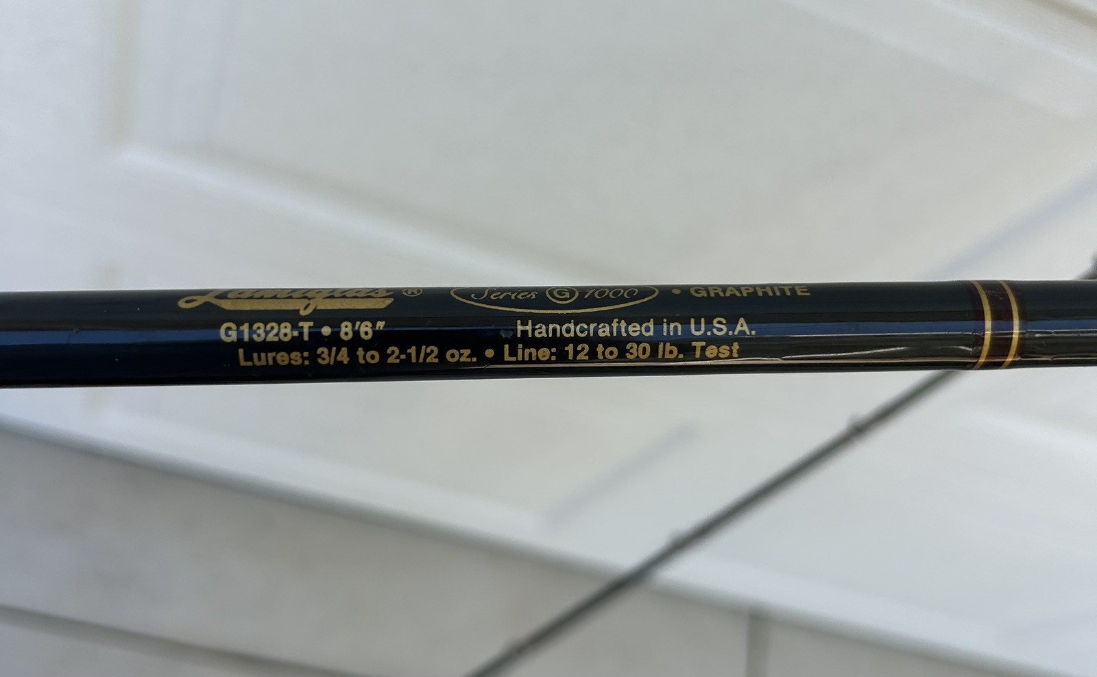 Lamiglas 8’6″ G1328-T Willamette Chinook Graphite Rod 2 Pc Made in USA