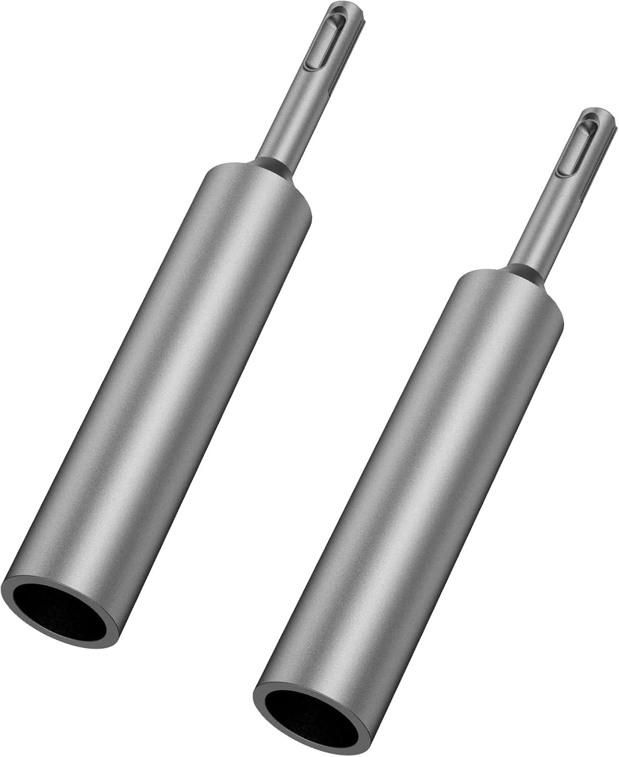 Hardened Steel Ground Rod Drivers – 2-Piece SDS Plus Set for Easy Installation