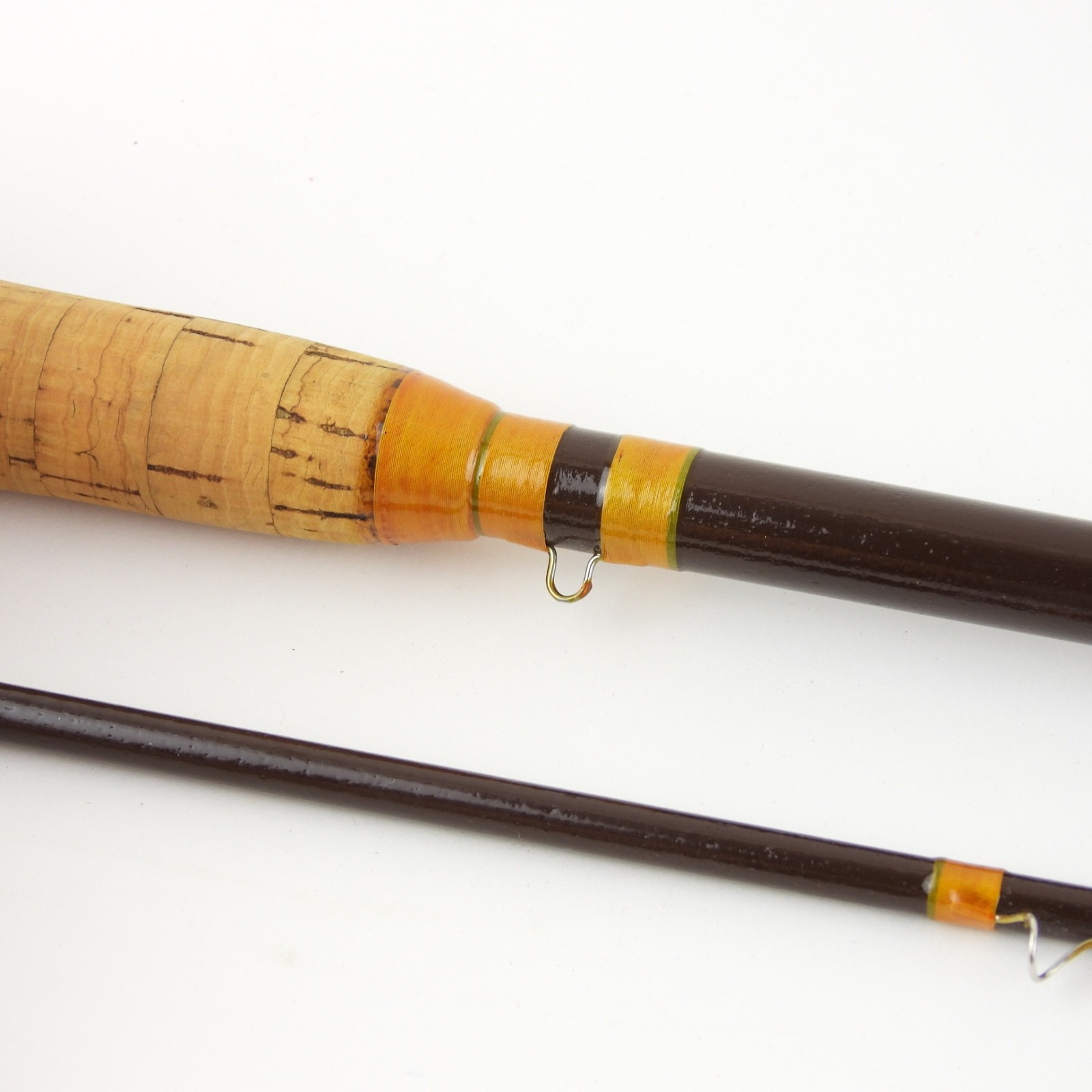 Heddon “President” Fiberglass Fly Fishing Rod. 7’ 6”. 6-7wt. W/ Tube & Sock.