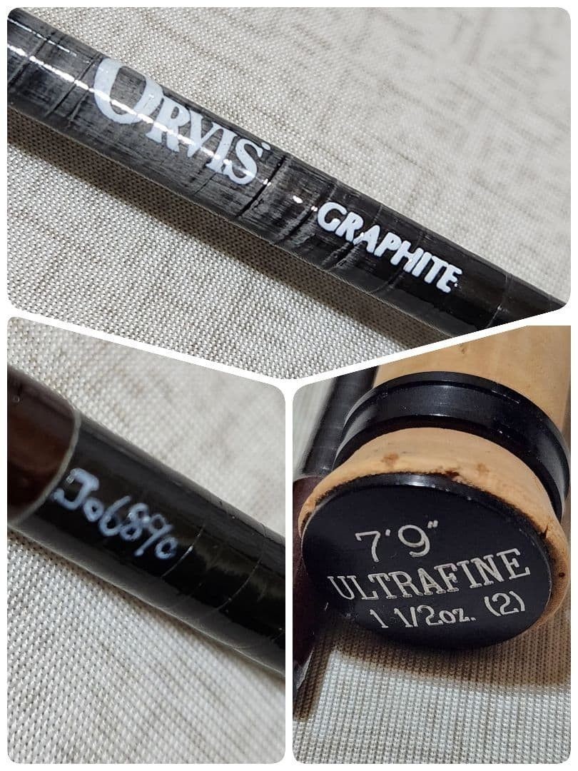 [Rare] Orvis Graphite Ultrafine 7’9″ #2 1.1/2