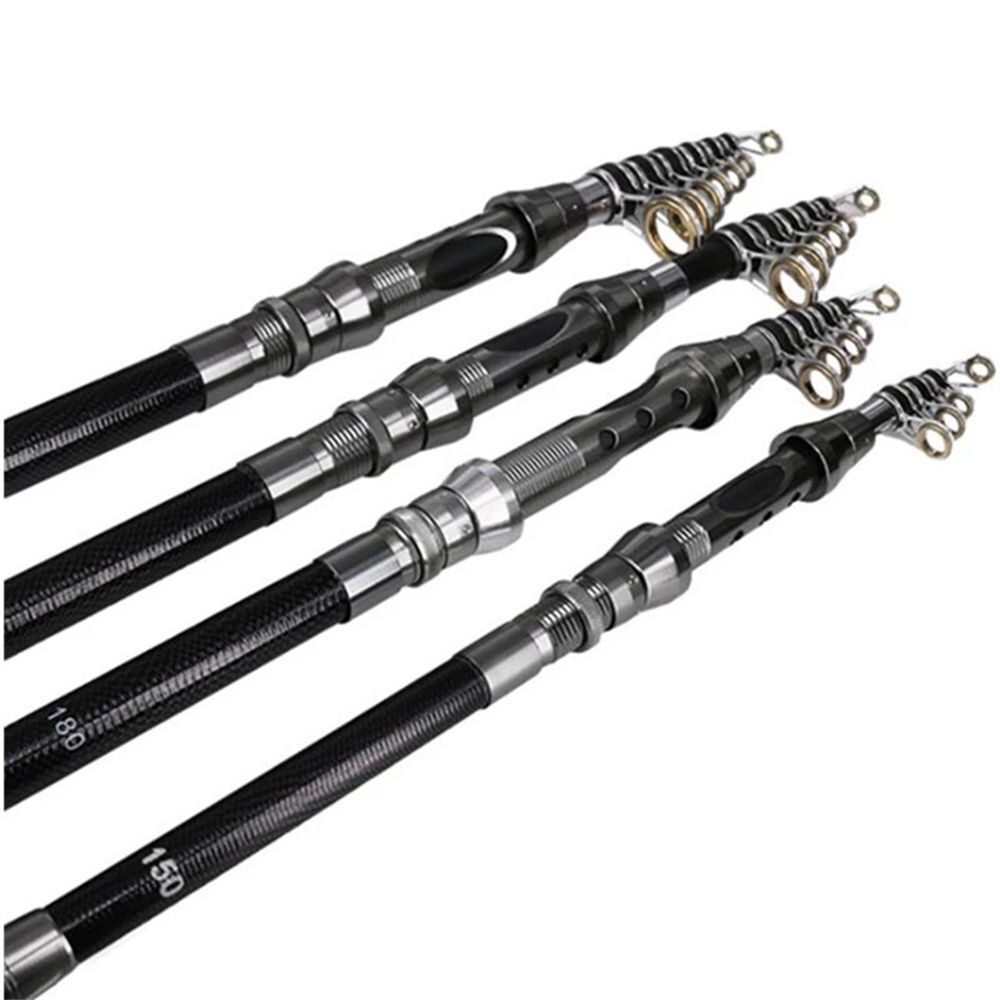 1.5/1.8/2.1M Telescopic Fishing Rod High Carbon Fiber Spinning Carp Feeder Bait
