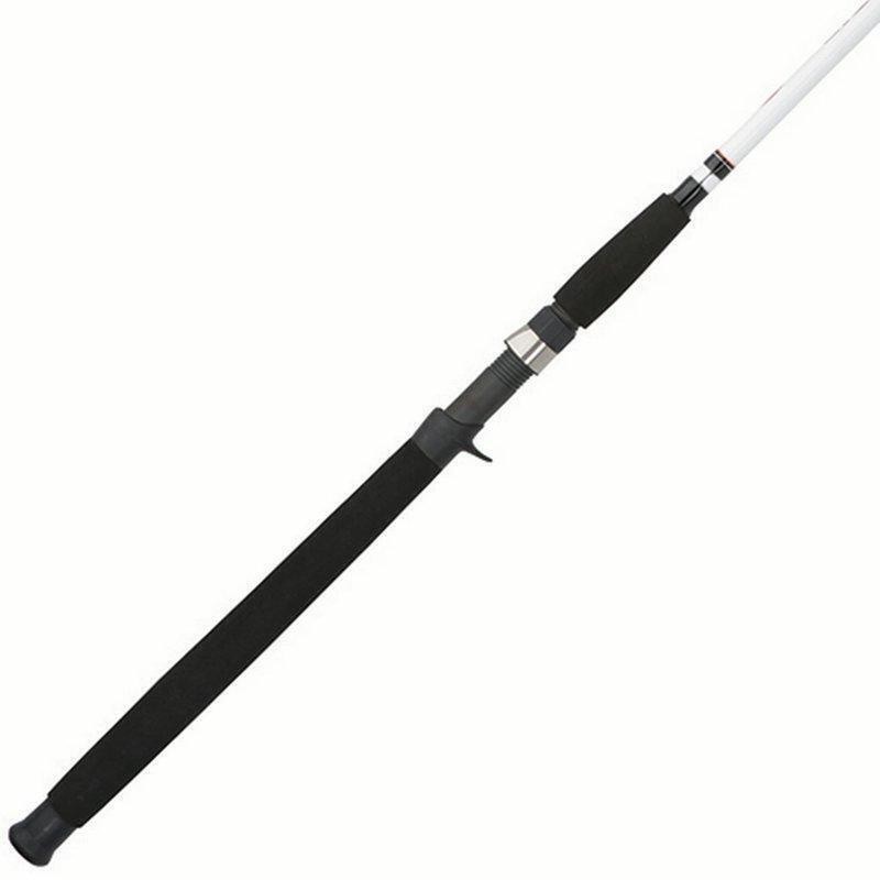 7’6″ Casting Rod Medium Power Titanium Guides Two Piece Fiberglass Rod Graphite