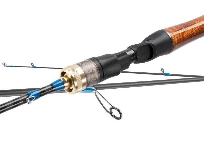 1.53M 1.68M Fishing Rod Spinning Casting Pole Carbon Fiber Lure Rod 2 Sections