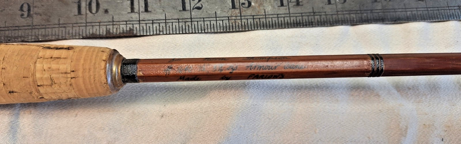 Farlow’s Lee Wulff “Midge” Norm Thompson Bamboo Fly Rod. 7 1/2′.