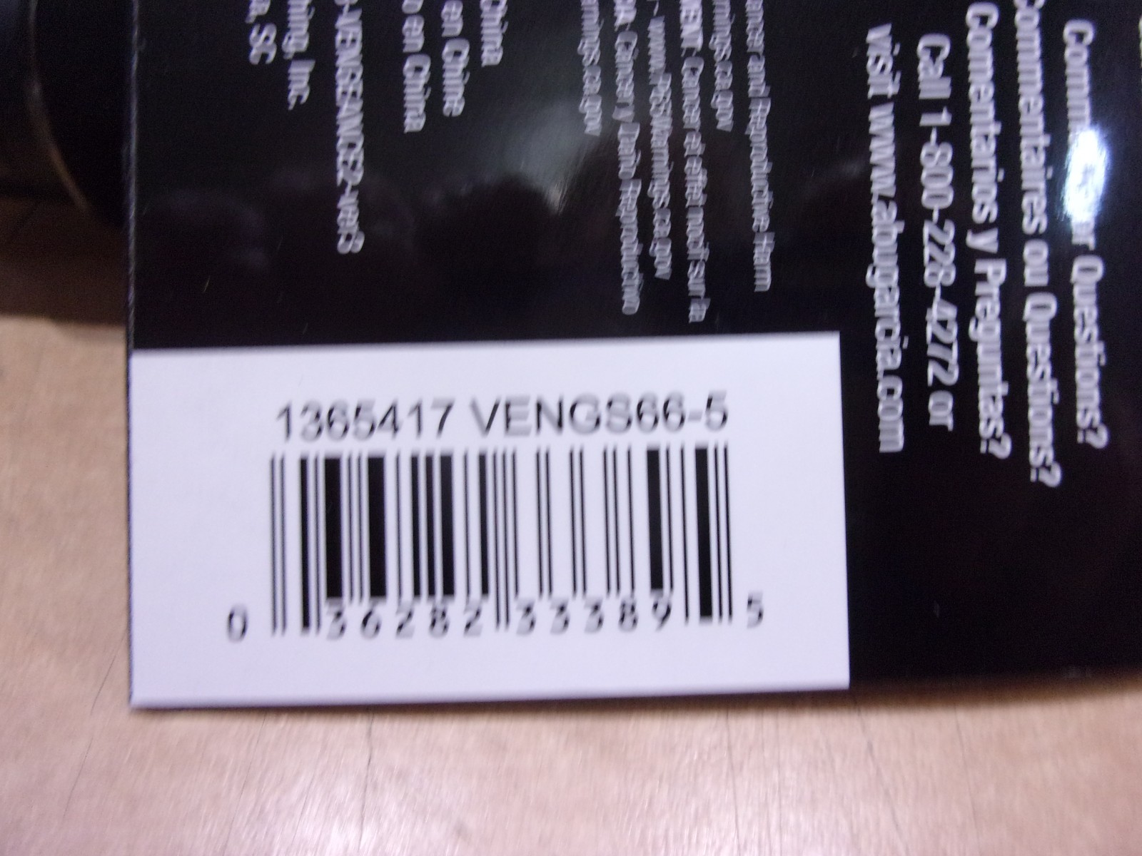 ABU GARCIA VENGEANCE SPINNING ROD 6 foot 6 inch Medium power