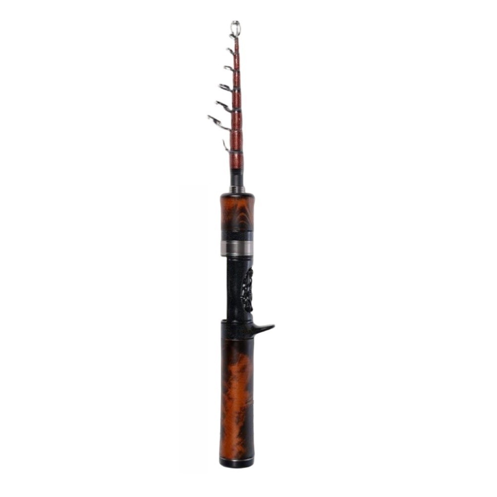 UL Telescopic Fishing Rod 1.5m / 1.8m Medium Fast Carbon Stream Trout Lure Rod