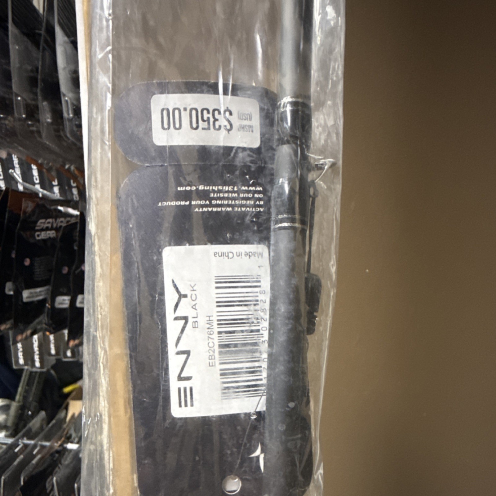 13 Fishing Envy BLACK Casting Rod 7’6″ Extra Fast Action Medium Heavy Power