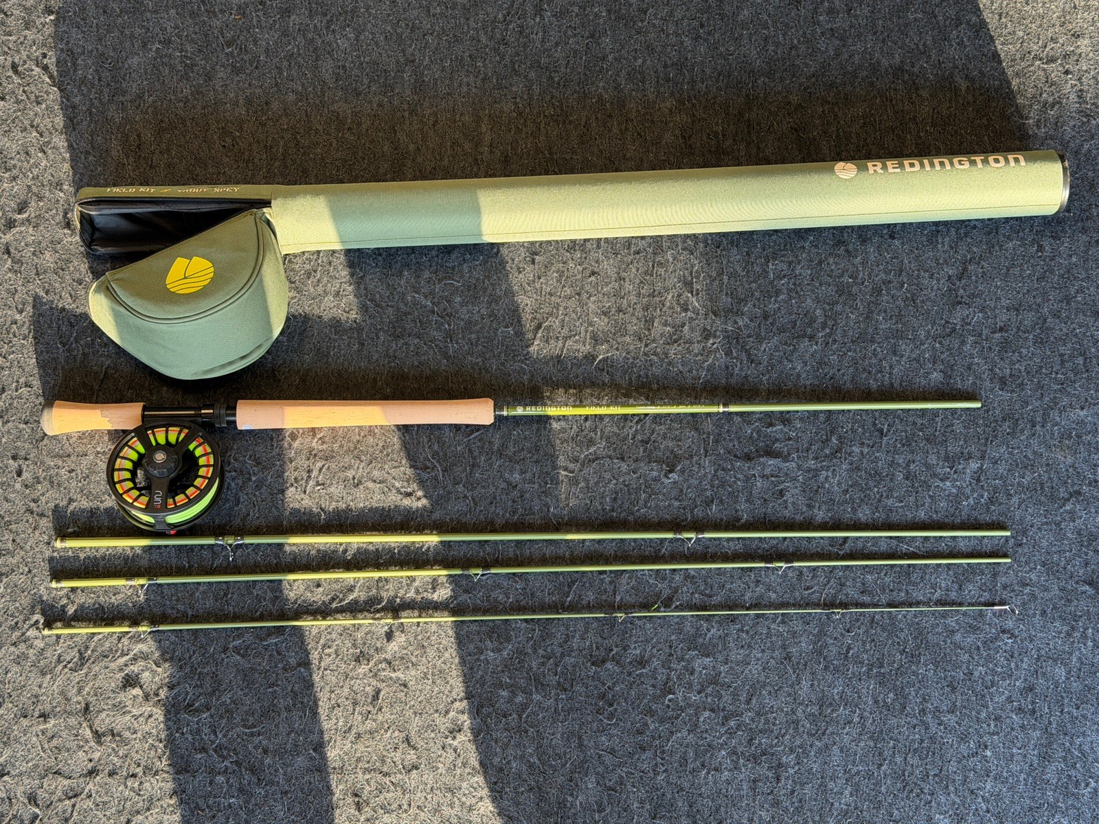 Redington Trout Spey Field Kit and Fly Rod & Reel Combo – 11’3” 4wt 4-Piece