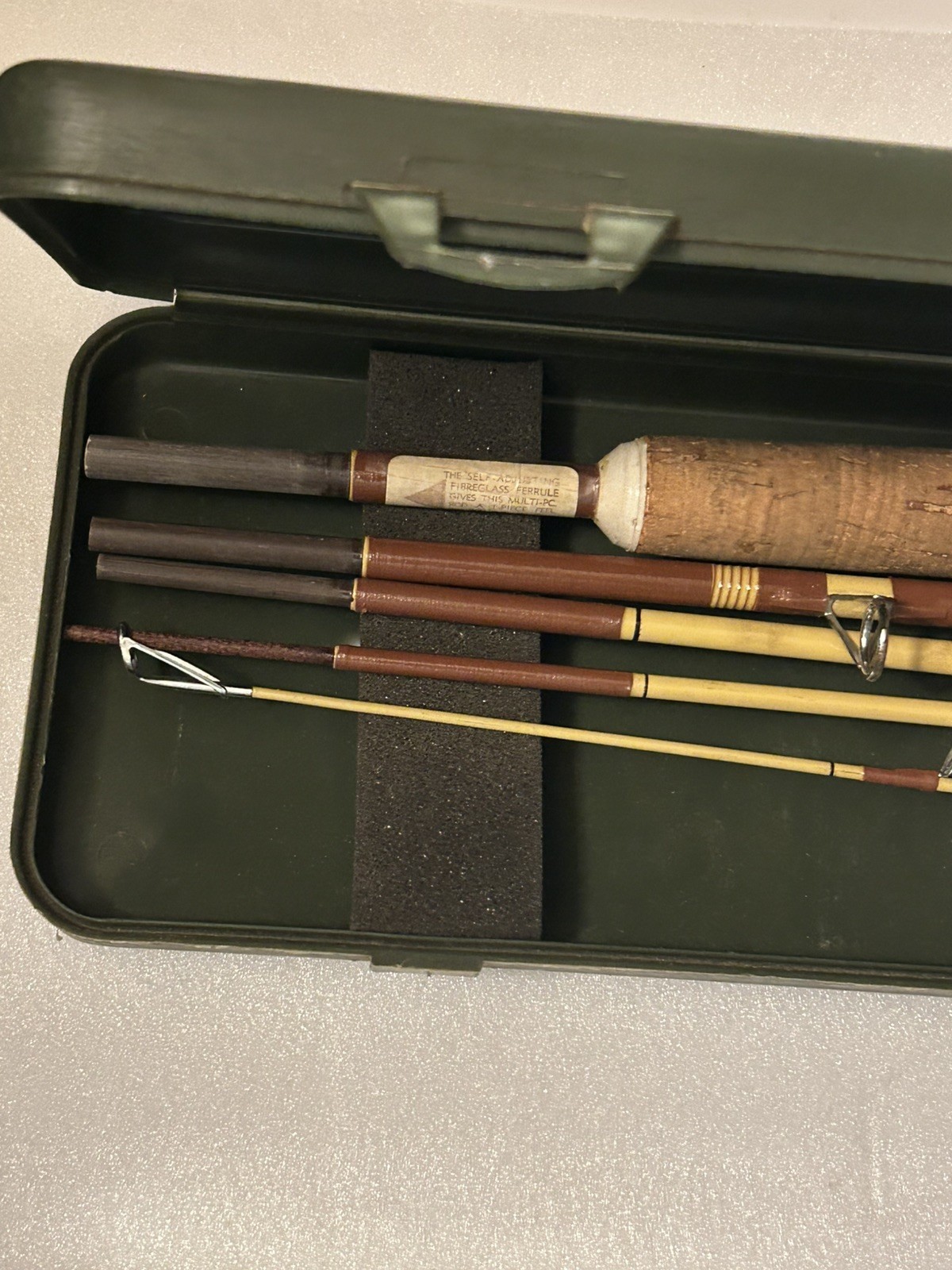 VTG Berkley Buccaneer 5 Piece Fishing Rod B5C – 7ft Fiberglass Travel Pack