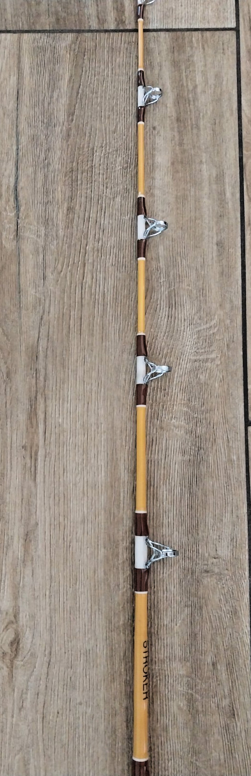 VTE YLW SABRE 6FT SALTWATER ROD 15- 40 LBS. CUSTOM WRAPPED NEW COMPONENTS