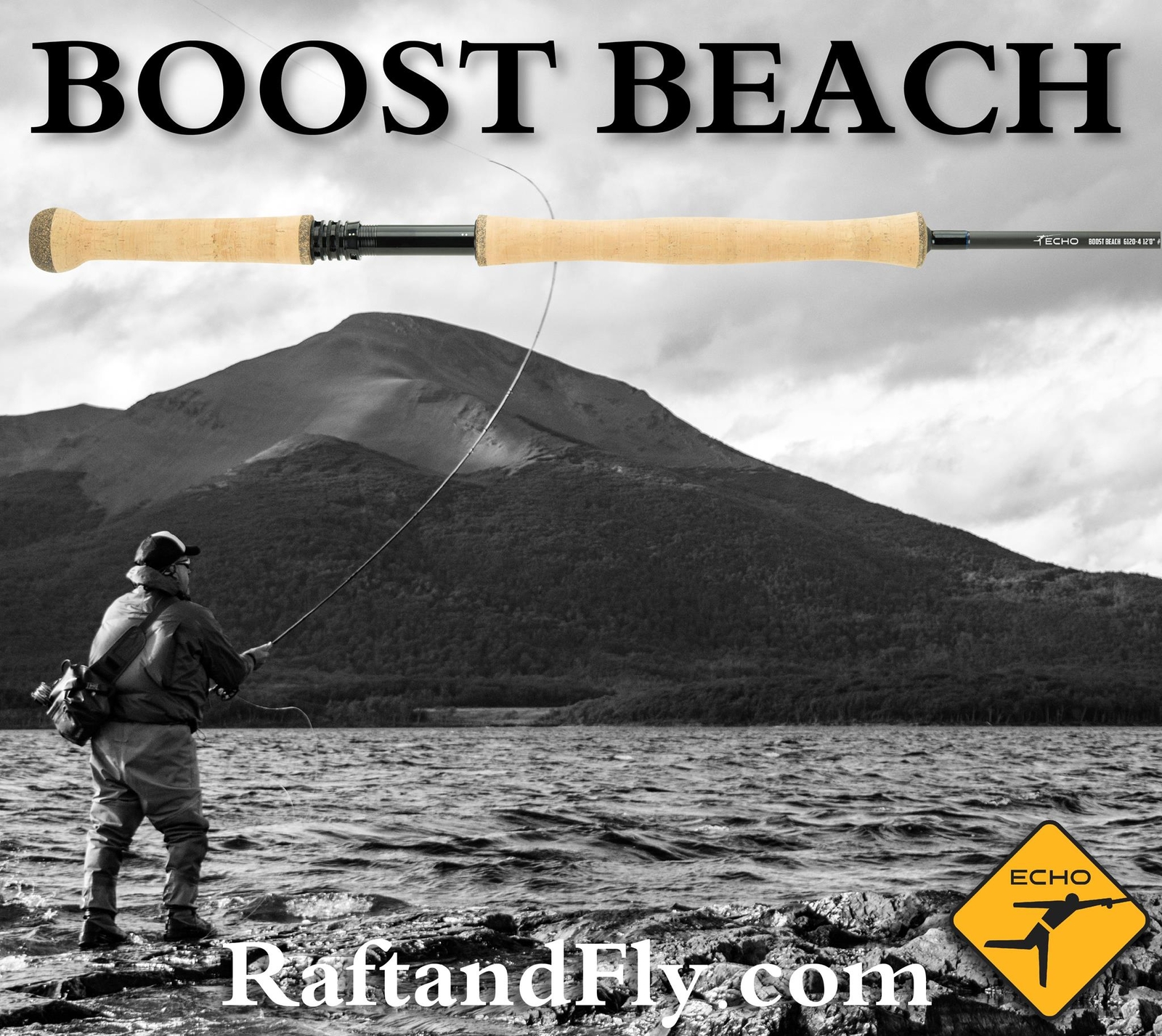 Echo Boost Beach 6wt 12’0″ Fly Rod – Lifetime Warranty – FREE SHIPPING