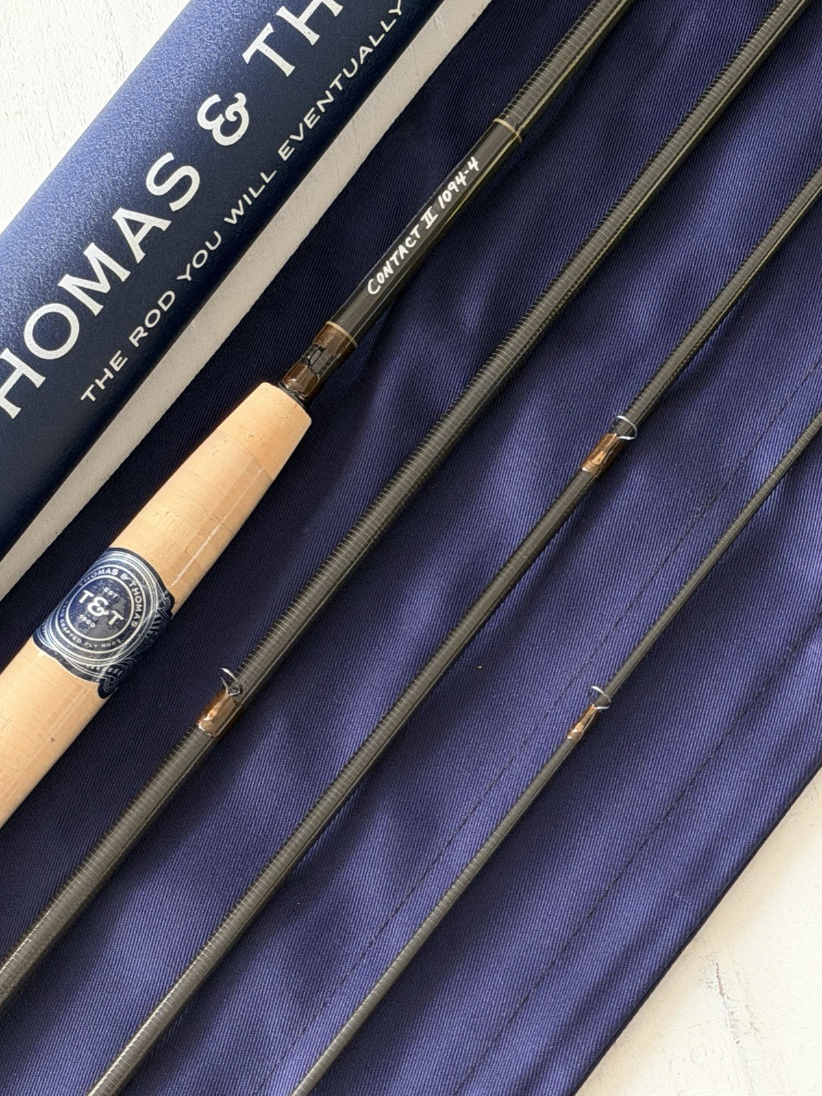 ** BEAUTIFUL**🔥 Thomas & Thomas CONTACT II 4wt 10’9”in~4pc Fly Rod!!🔥~NEW~🔥