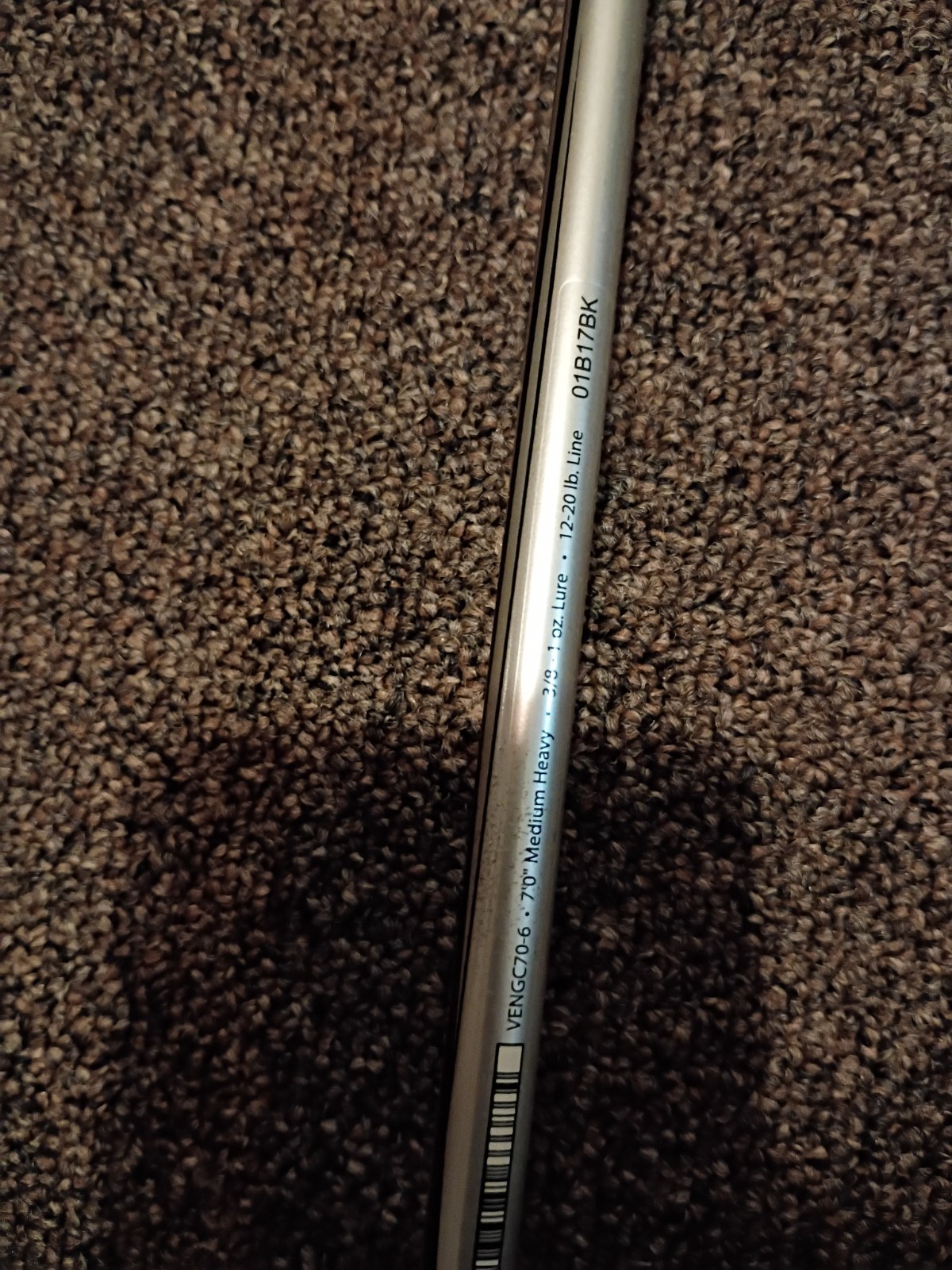 Abu Garcia Vengeance 7ft Medium Heavy Rod 12-20lb 3/8-1oz Foam Handle
