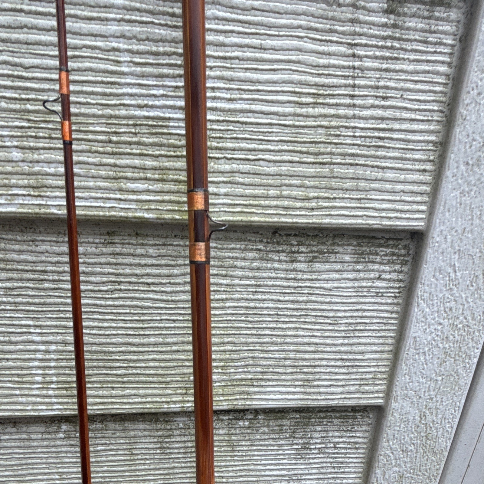 Wards Thoroughbred 9ft 4pc Split Bamboo Casting Rod never used original case