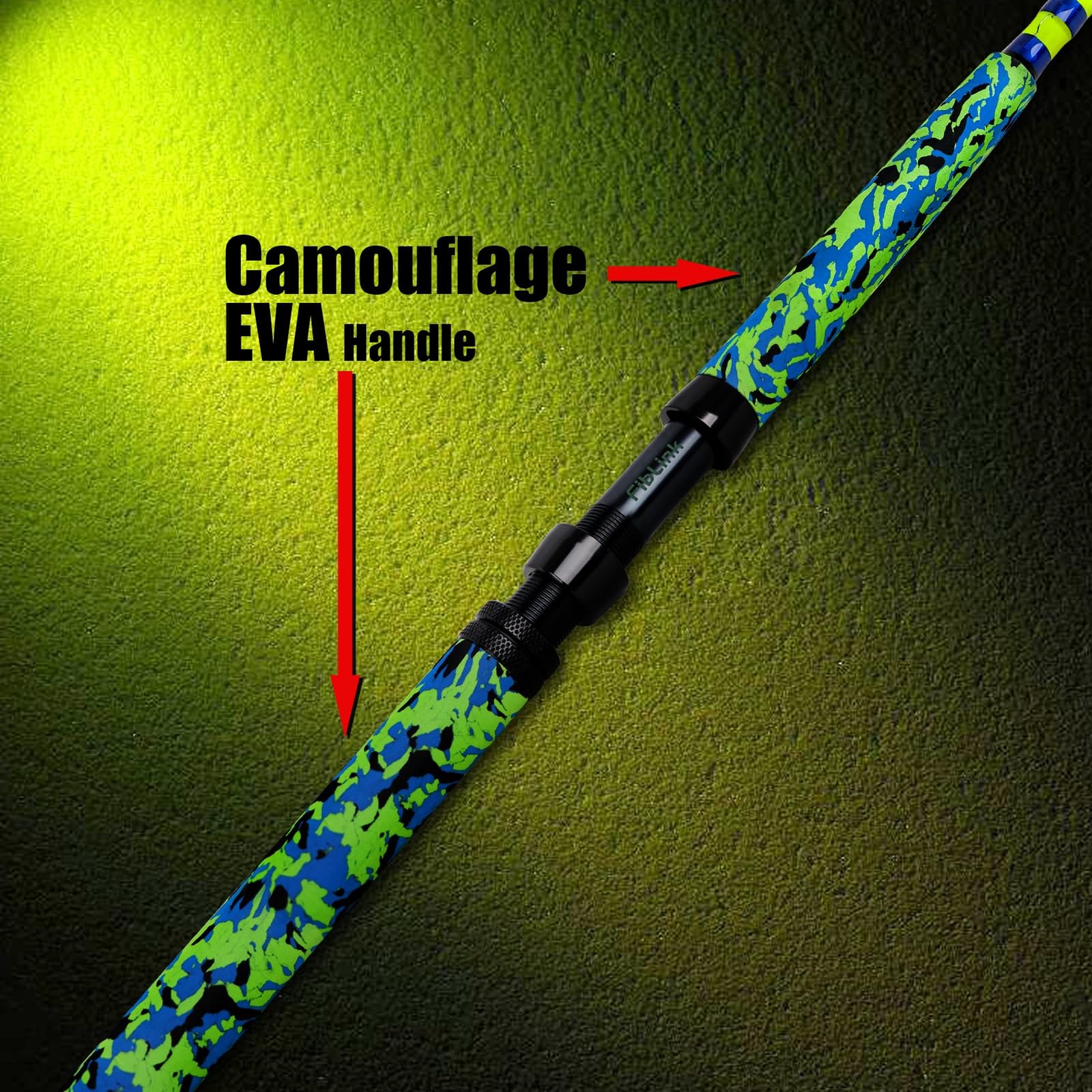 Fiblink Catfish Fishing Rods, 1 Piece/2 Piece Catfishing Pole, Medium Heavy C…