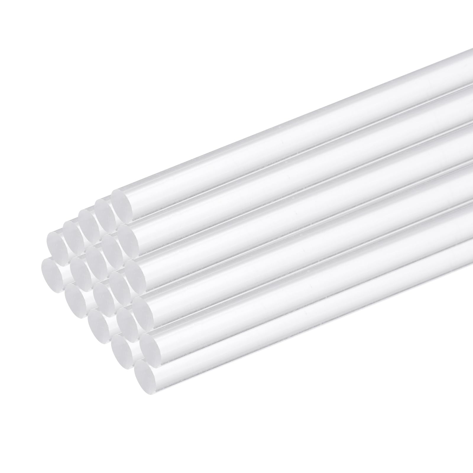 20 Pcs Acrylic Round Rods 1/8 x 12 Clear Acrylic Dowel Rods Sticks Plastic St…