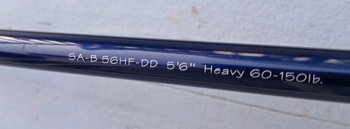 Daiwa Saltiga Deep Drop 5’6″ Fishing Rod 2 Pc # SA B 56 HD-DD 60-150 Lb Test