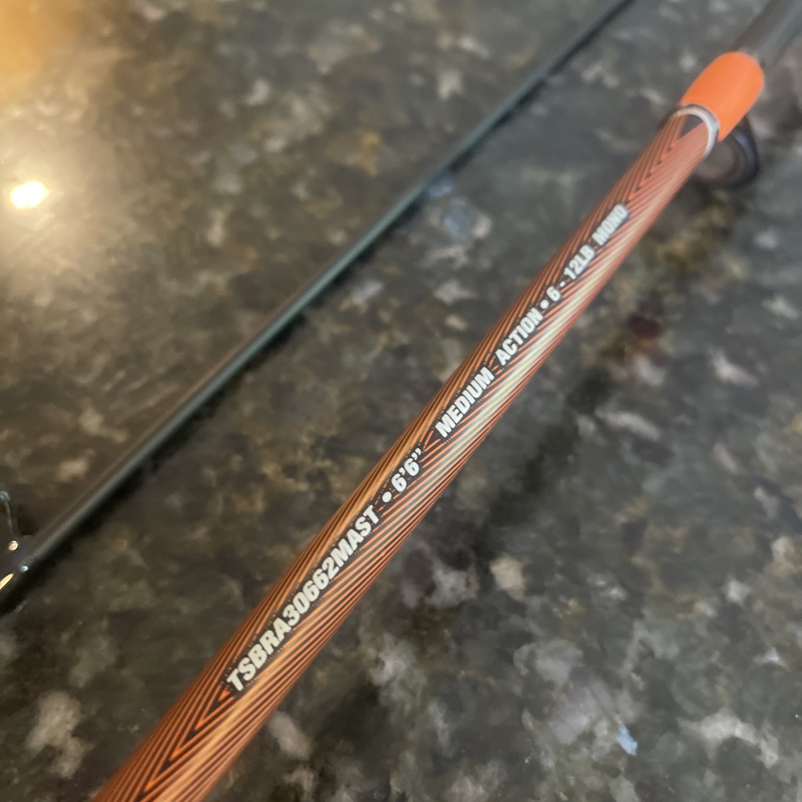 Tsunami Bracer TSBRA30662MAST 6’6” rod 2 Pc Medium Action 6-12lb Mono