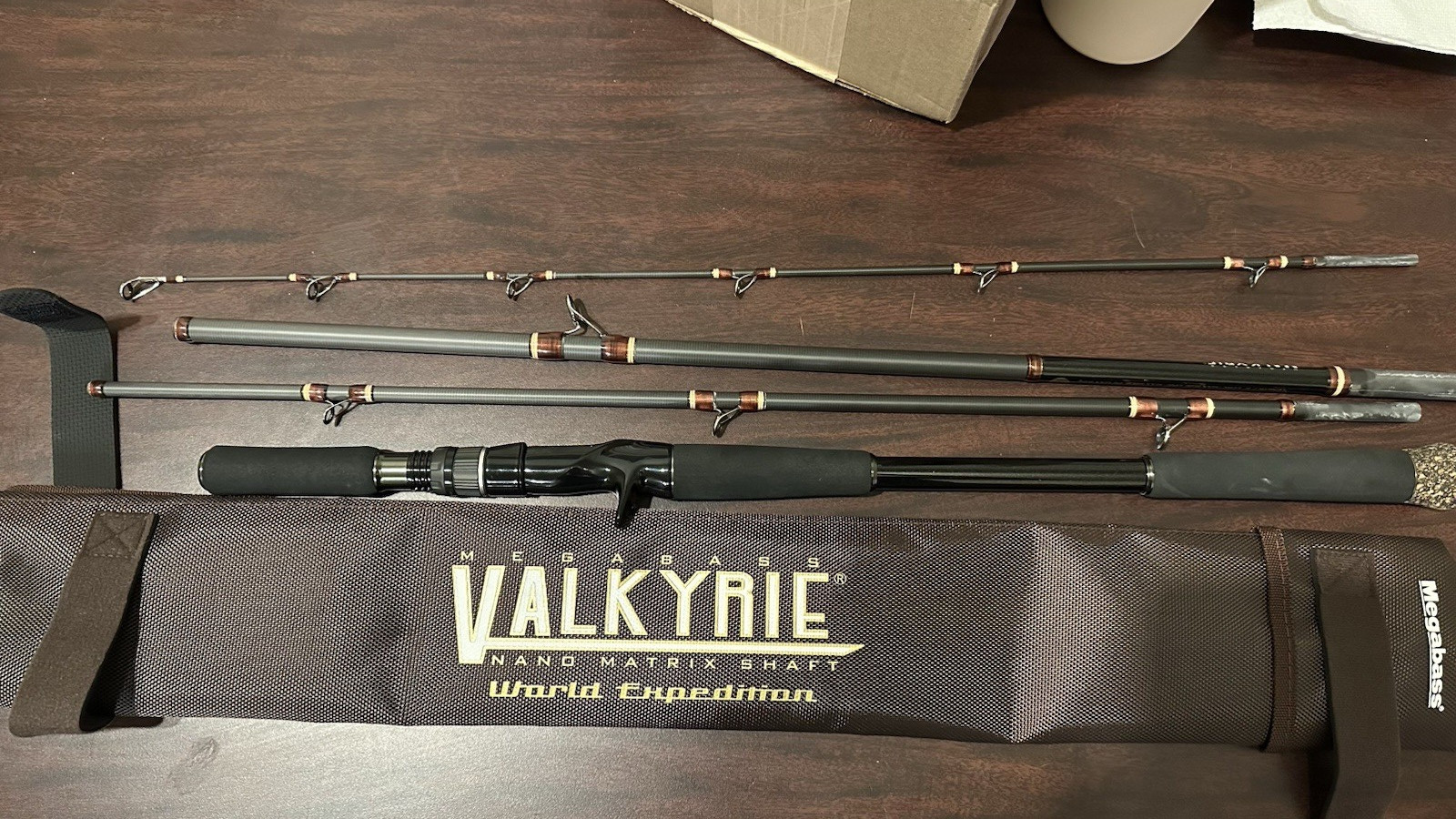 Megabass Valkyrie World Expedition VKC-711XH-4 7’11” 4pc Casting Rod