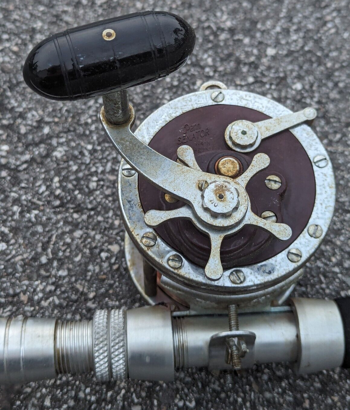 Fishing Rod BR-50 Custom Built For Fisherman’s Paradise Deep Sea with Reel As Is