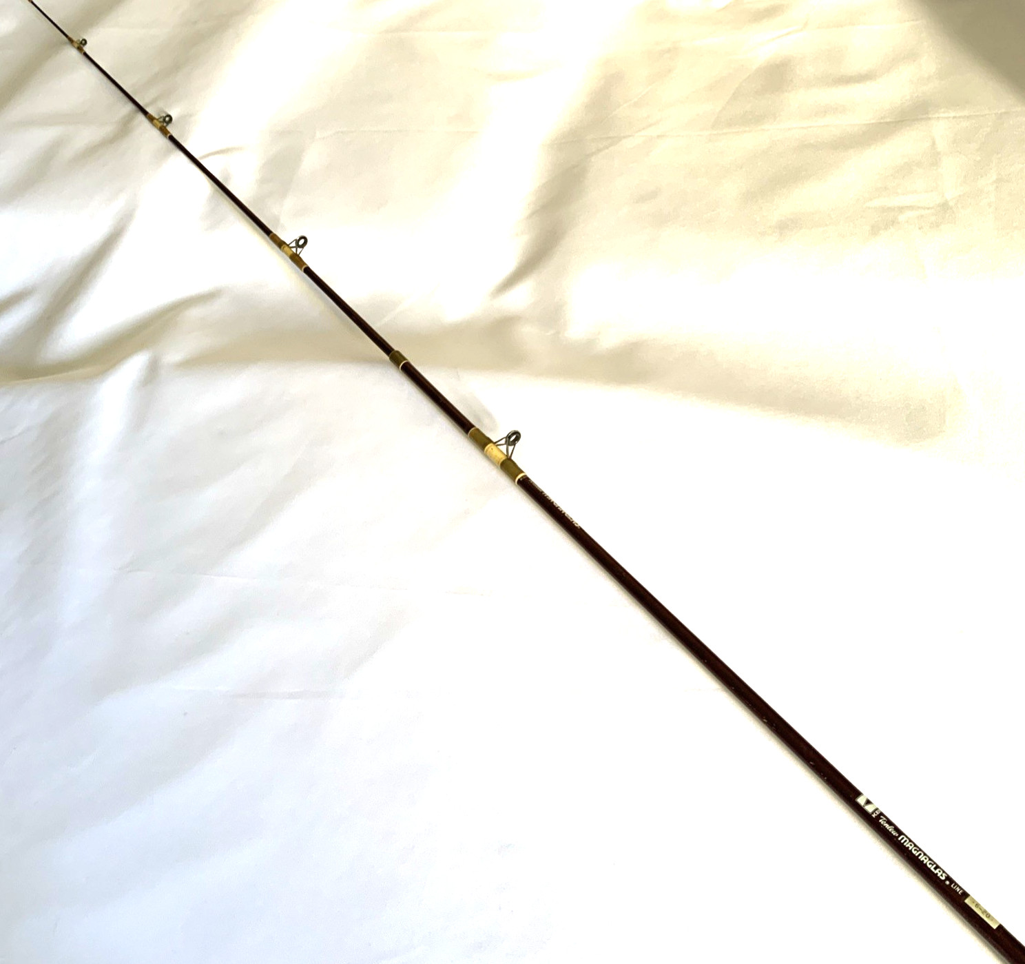 Kencor 261 Tenlew Magnaglas 5’11” Two Sections 6-20Lb Casting Fishing Rod USA