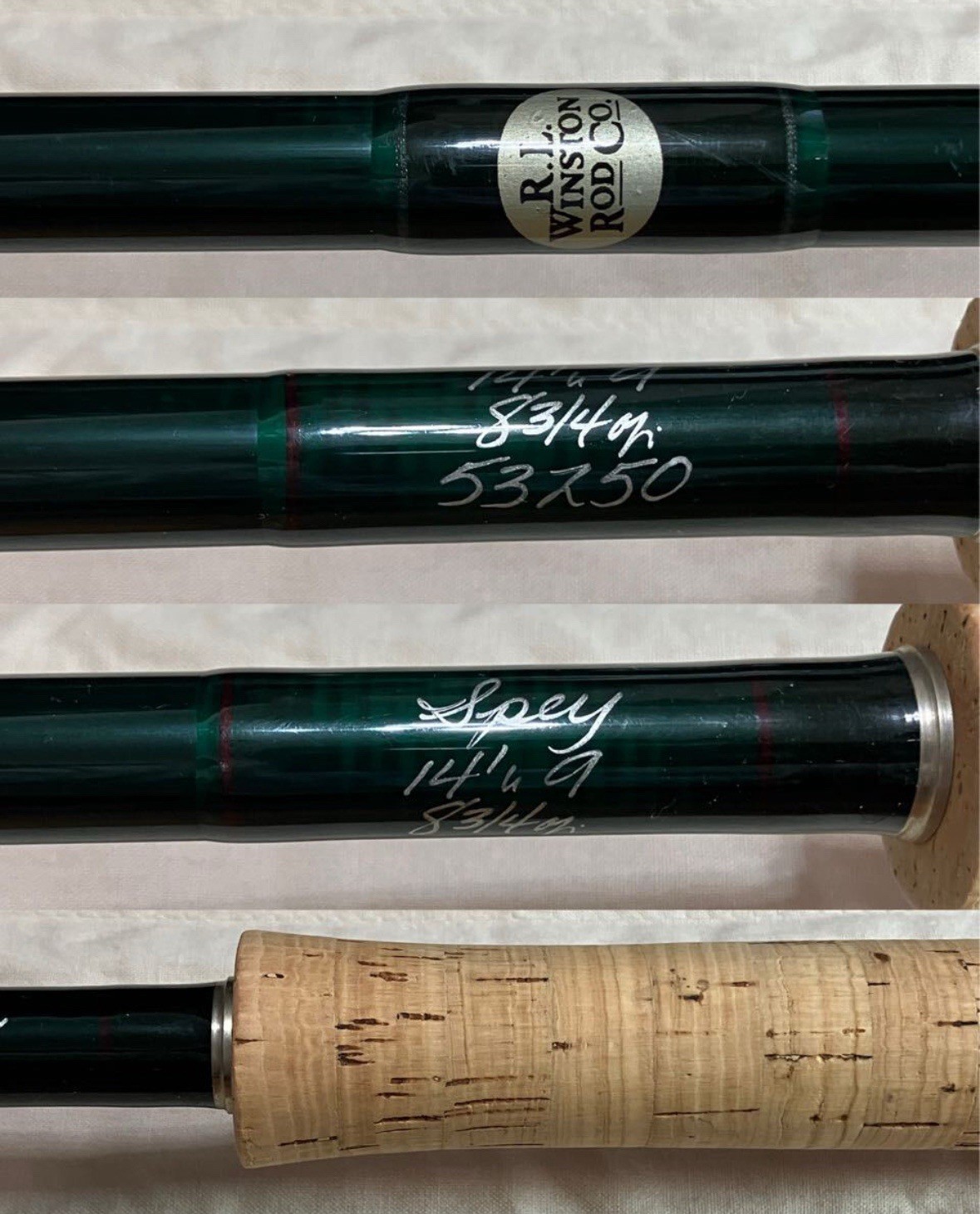 R.L.Winston Spey 14′ #9 8.3/4oz 4pc Fly Rod Free shipping DDP