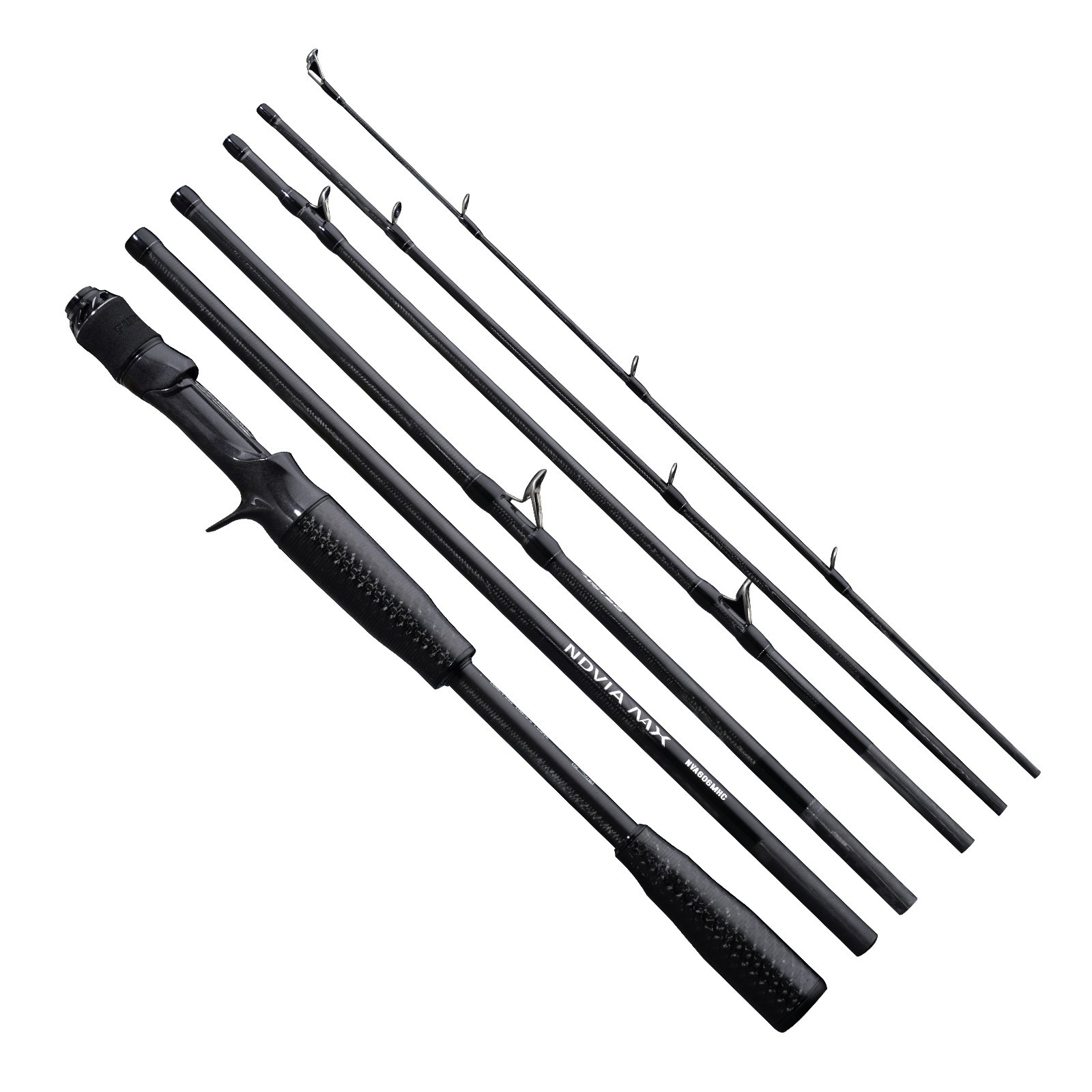 PURELURE NDVIA MAX Travel Ajing Eging Fishing Rod Cast/Spin 6-Piece 6’0″-7’6″