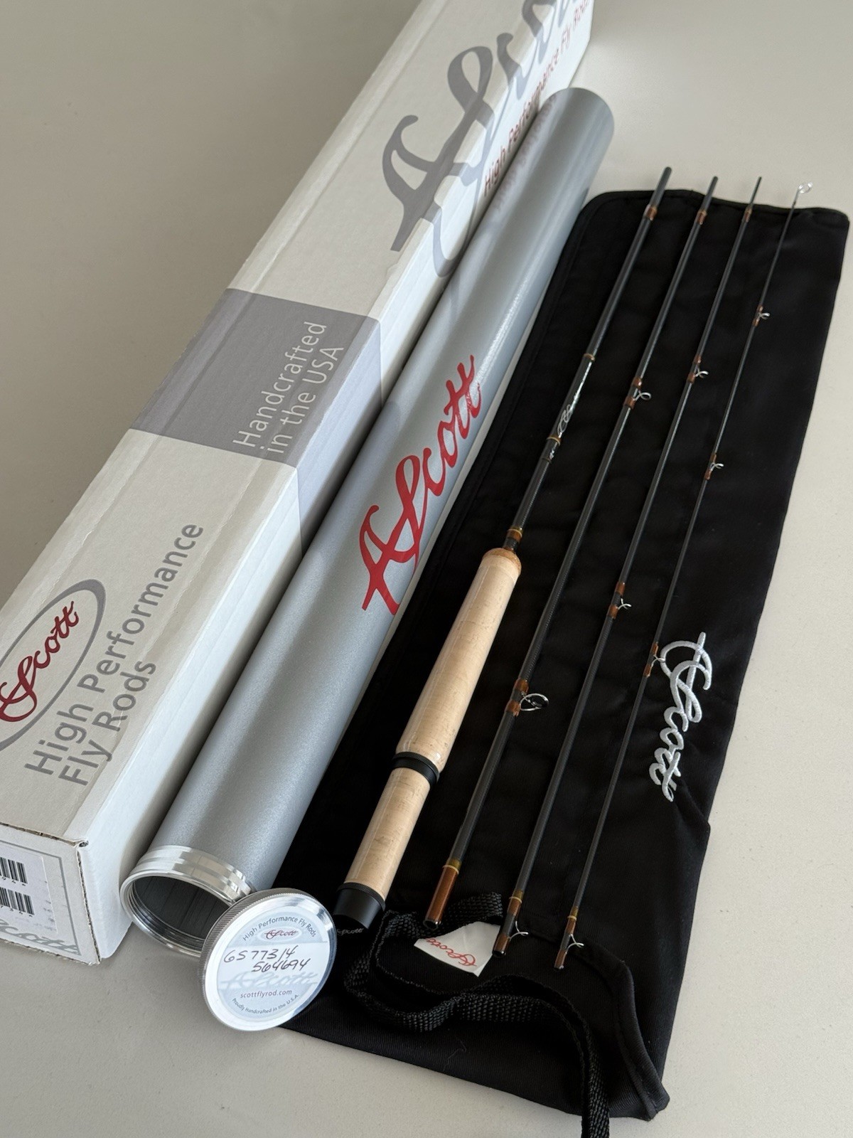 **BEAUTIFUL** 🔥 SCOTT G Series 3wt. 7’7”in~4Pc Fly Rod!! 🔥~NEW~🔥