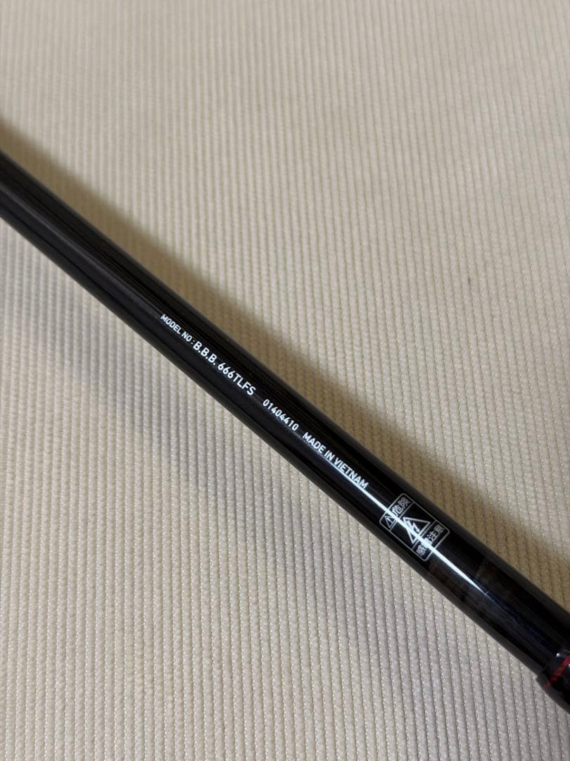 Daiwa B.B.B 666TLFS Spin Rod No-Shin Kana Used, Very Good Condition