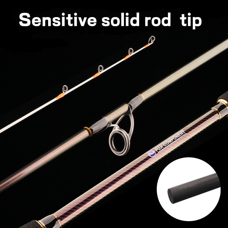 Sea Boat Fishing Rod Carbon Fiber Spinning Casting Rod Ultra Light Sensitivit