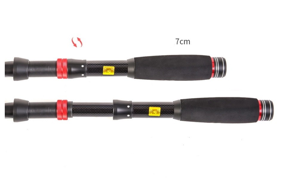 Fishing Rod Travel Rod Spinning Carbon Fiber Fishing Rod Multisection 1.8M-3.0M