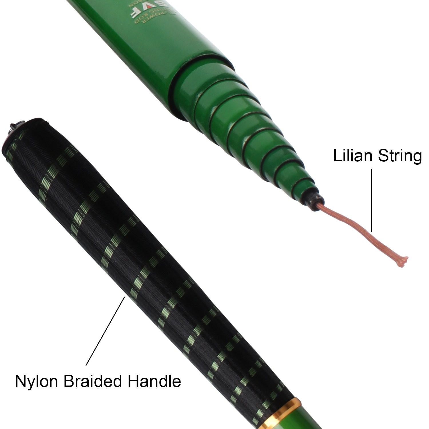 Goture//Telescopic Tenkara Fishing Rod//Ultralight Travel Fishing Rod,Portable C
