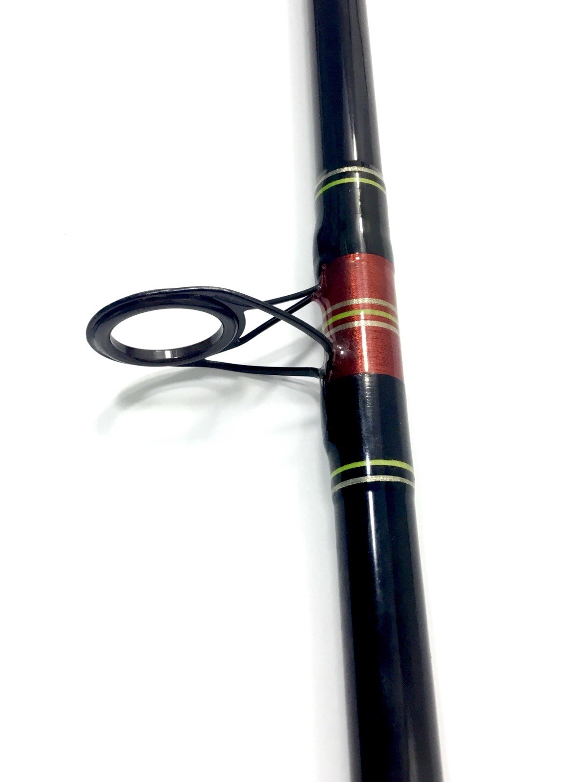 Bass Pro Shops CB100080MH Cat Buster 10′ 2 Pc. Surf Spinning Fishing Rod CLEAN