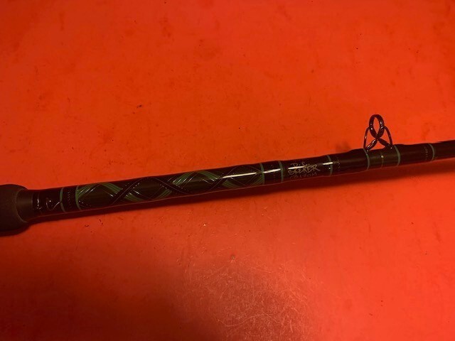 CUSTOM BUILT SEEKER CJB 7 FOOT 20 TO 50 POUND RATED CONVENTIONAL FISHING ROD
