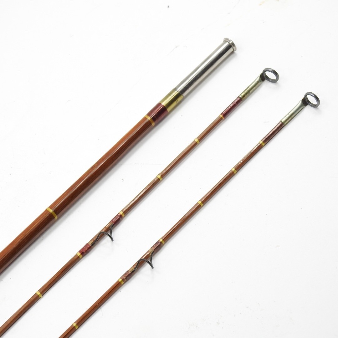 Fred Debell Impregnated “Presentation” Bamboo Fly Rod. 7′ 6”. W/ Tube & Sock.
