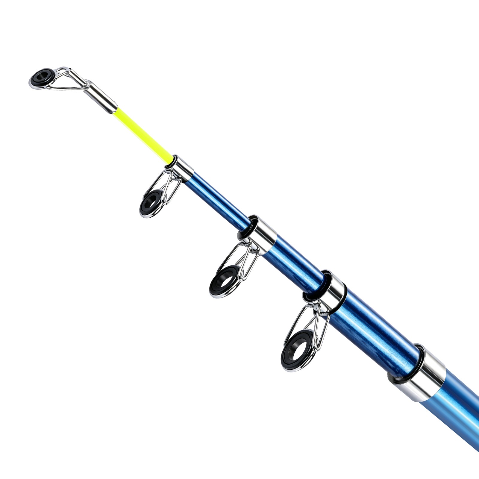Carbon Fiber Telescopic Fishing Rod Portable Sea Saltwater Spinning Pole 20-30lb