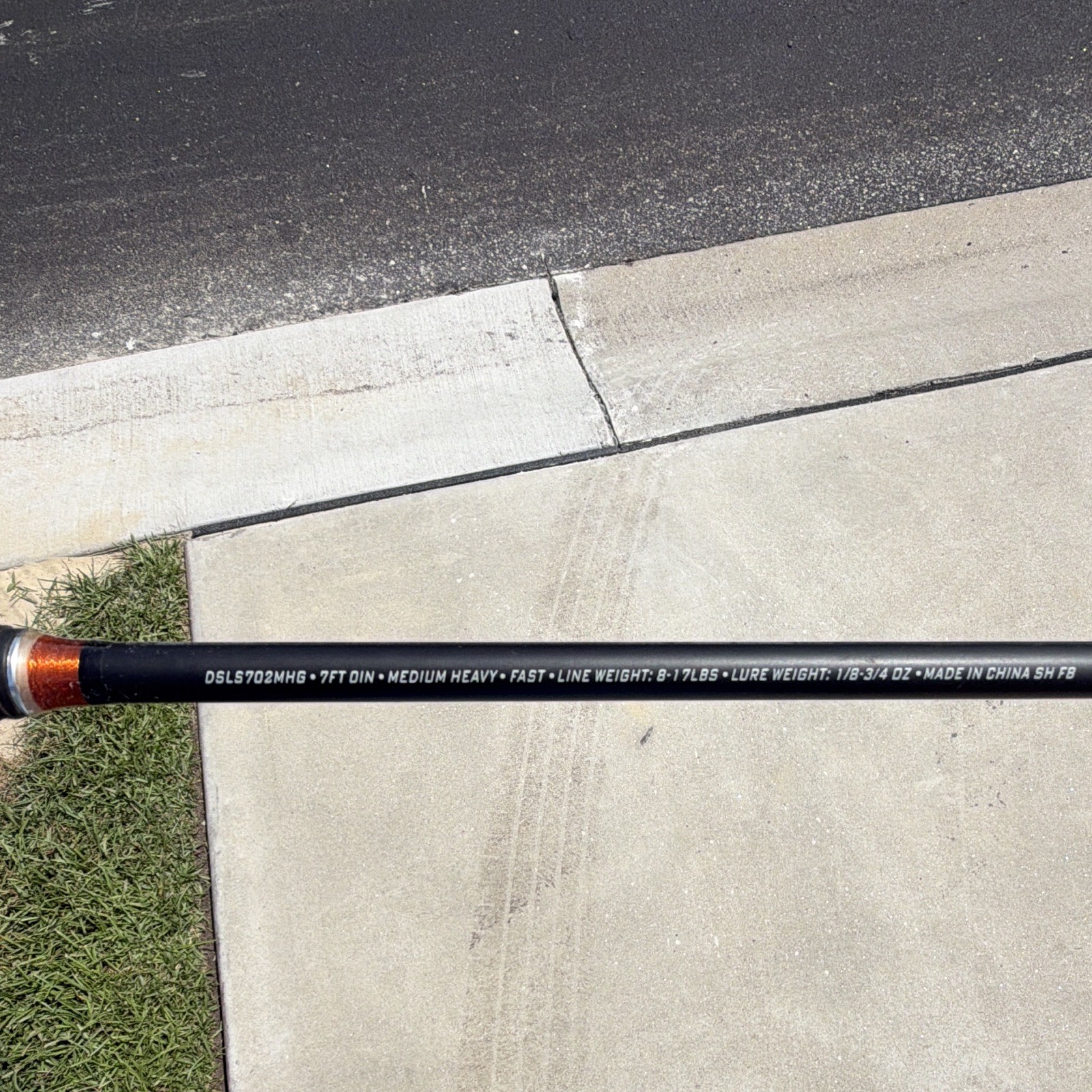Quantum Bill Dance 7′ Spinning Rod MH Fast 2pc 8-17lb 1/8-3/4oz Graphite
