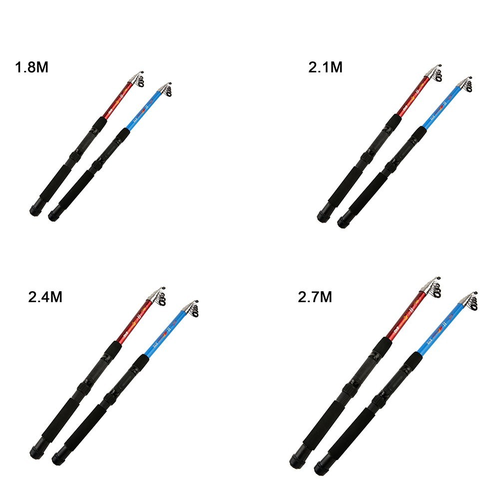 Portable Retractable Telescopic Sea Fishing Rod with Smooth Ceramic Guide Ring
