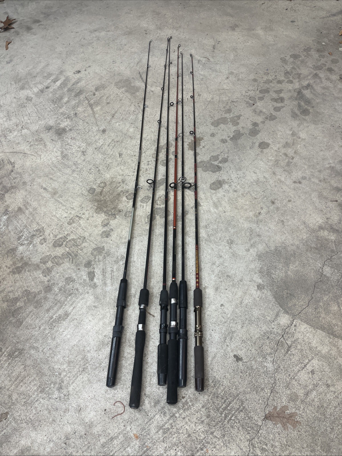 Lot Of 6 Spinner Rods