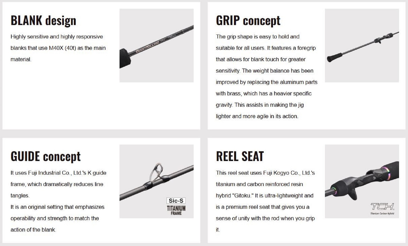 Major Craft 7G Giant Killing Series Baitcast Rod GK7SJ B60/1 (4331)